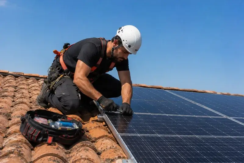 Maintenance et monitoring de panneaux solaires à Beaucaire